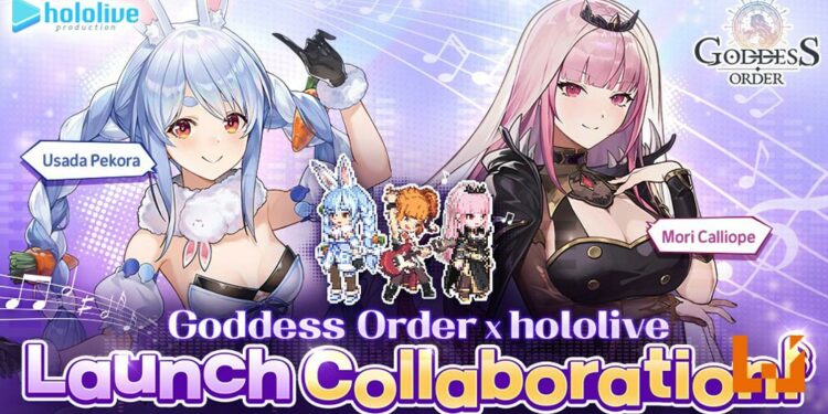 Kakao Games携手hololive production与虚拟歌手Hebi欢庆《Goddess Order 女神秘令》全球上线