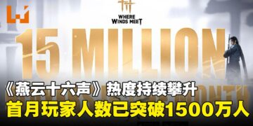 《燕云十六声》国际版首月玩家人数已突破1500万人！全球热度持续攀升