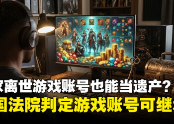 玩家离世后游戏账号竟然可以当遗产？中国法院首次判定虚拟财产可继承