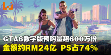 《GTA6》数字版预购量据估已突破600万份!预购金额达约RM24.2亿,PlayStation占74%